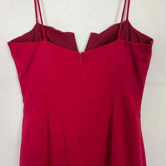 Jaygodfray Women's Daisy True Red Sleeveless Dress Size 8 - Picture 7 of 11
